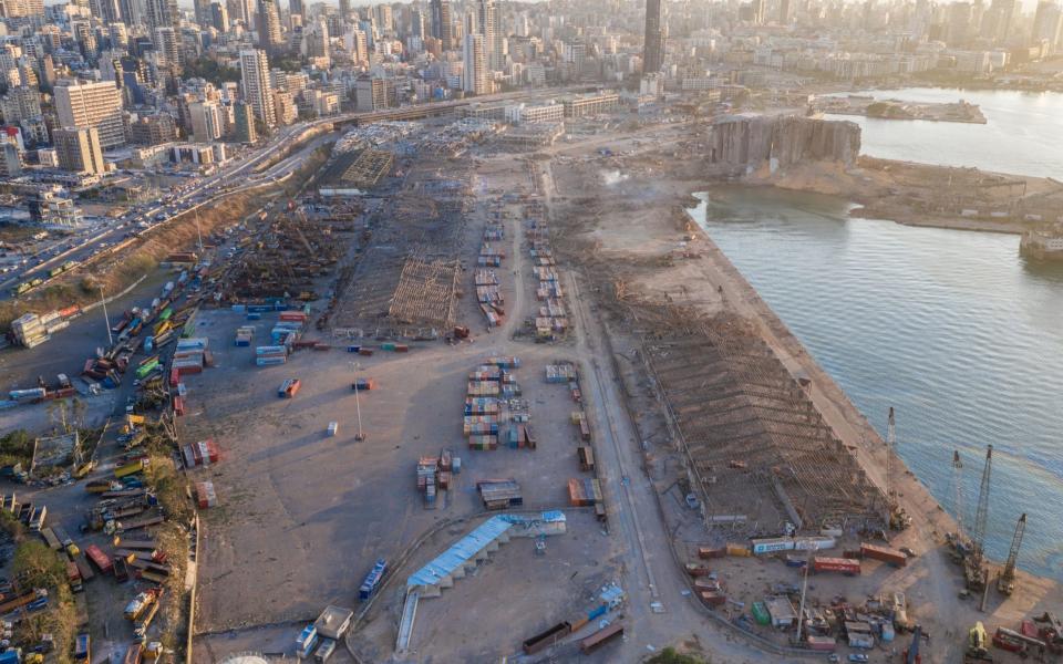 2,700 tonnes of ammonium nitrate exploded, destroying vast areas of Beirut. As much as four times that amount is stored in a facility near Newcastle, Australia - Getty Images /Getty Images Europe 