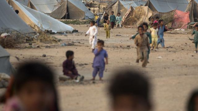 Four million children in Pakistan have no safe water, a year after deadly  floods