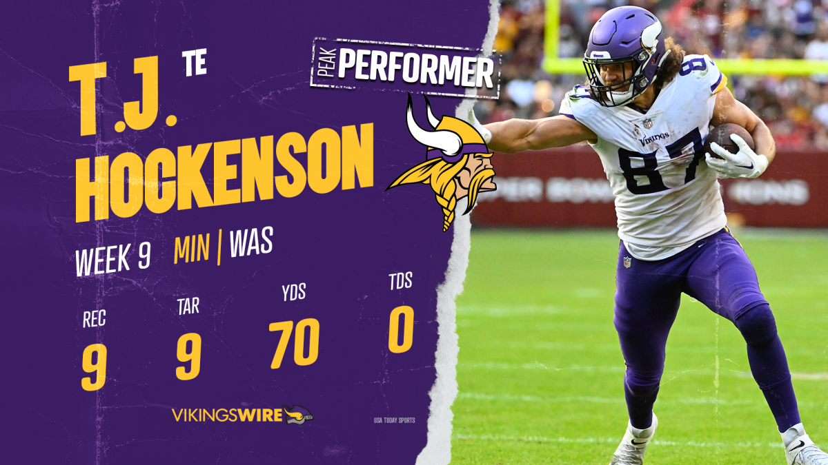 T.J. Hockenson has excellent debut for the Vikings