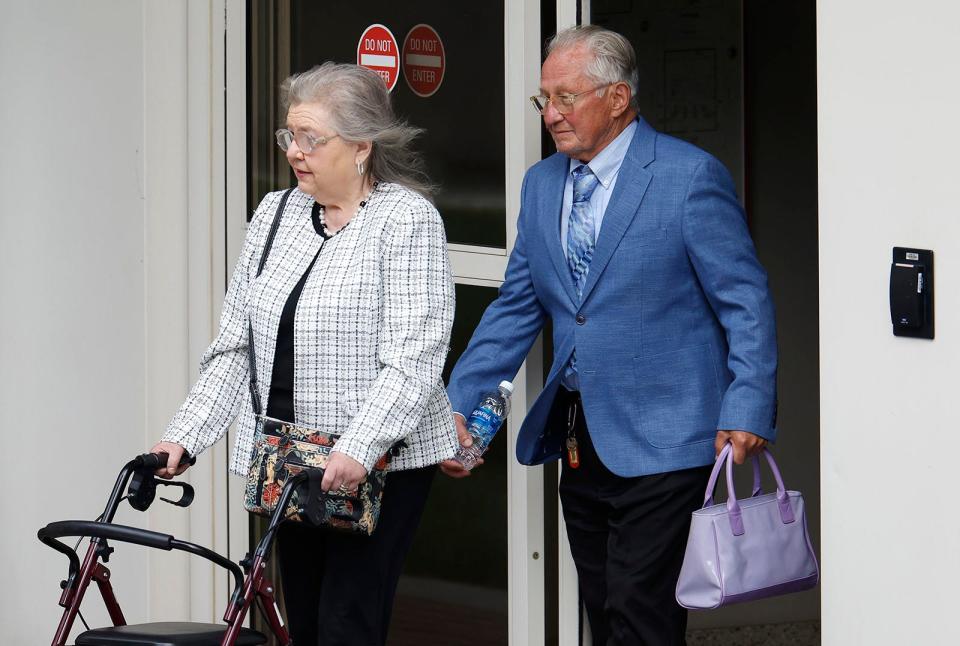 Edward Banner, the man who found Hunter Biden’s gun in the trash, leaves the J. Caleb Boggs Federal Building on June 06, 2024 in Wilmington, Delaware. The trial for Hunter Biden's felony gun charges continues today with additional witnesses. (Photo by Kevin Dietsch/Getty Images