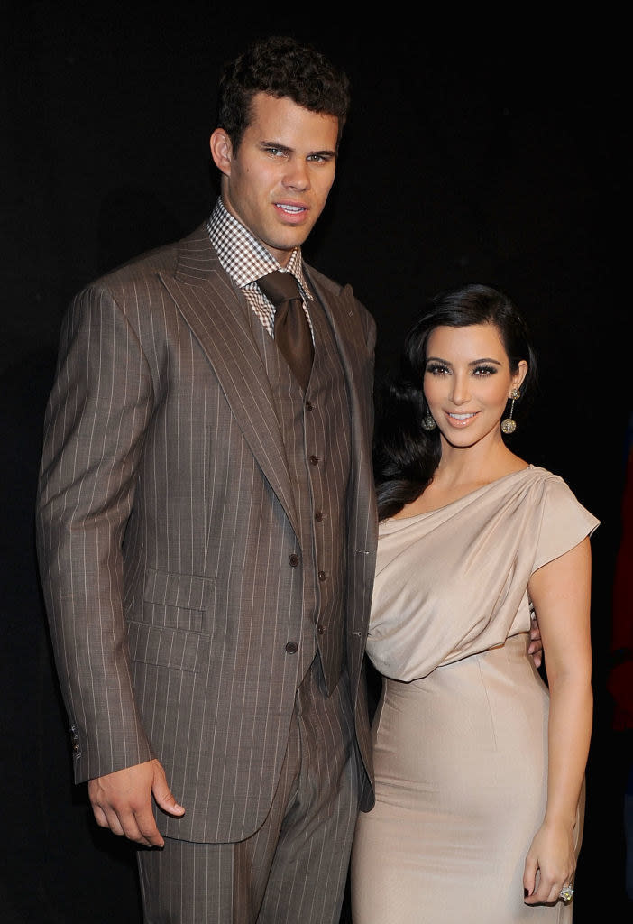 Kris Humphries and Kim Kardashian