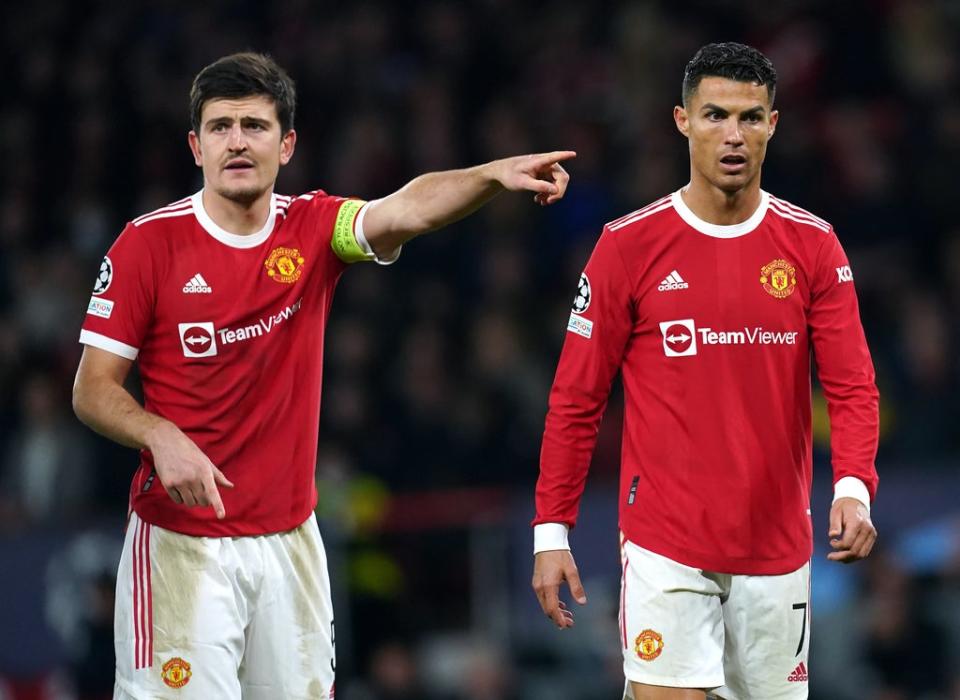 Harry Maguire’s relationship with Cristiano Ronaldo is subject of speculation (Martin Rickett/PA) (PA Wire)