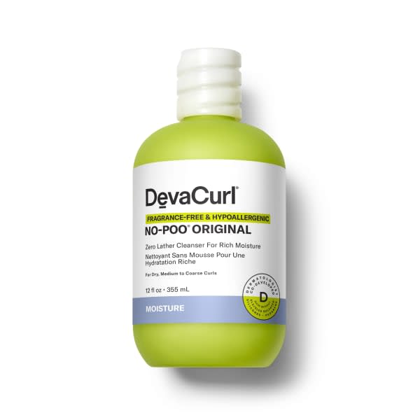 <p><a href="https://www.devacurl.com/us/products/cleansers/fragrance-free-hypoallergenic-no-poo-original/v/39519214403724" rel="nofollow noopener" target="_blank" data-ylk="slk:Shop Now;elm:context_link;itc:0;sec:content-canvas" class="link ">Shop Now</a></p><p>Fragrance-Free & Hypoallergenic No-Poo Original</p><p>devacurl.com</p><p>$32.00</p><span class="copyright">devacurl.com</span>