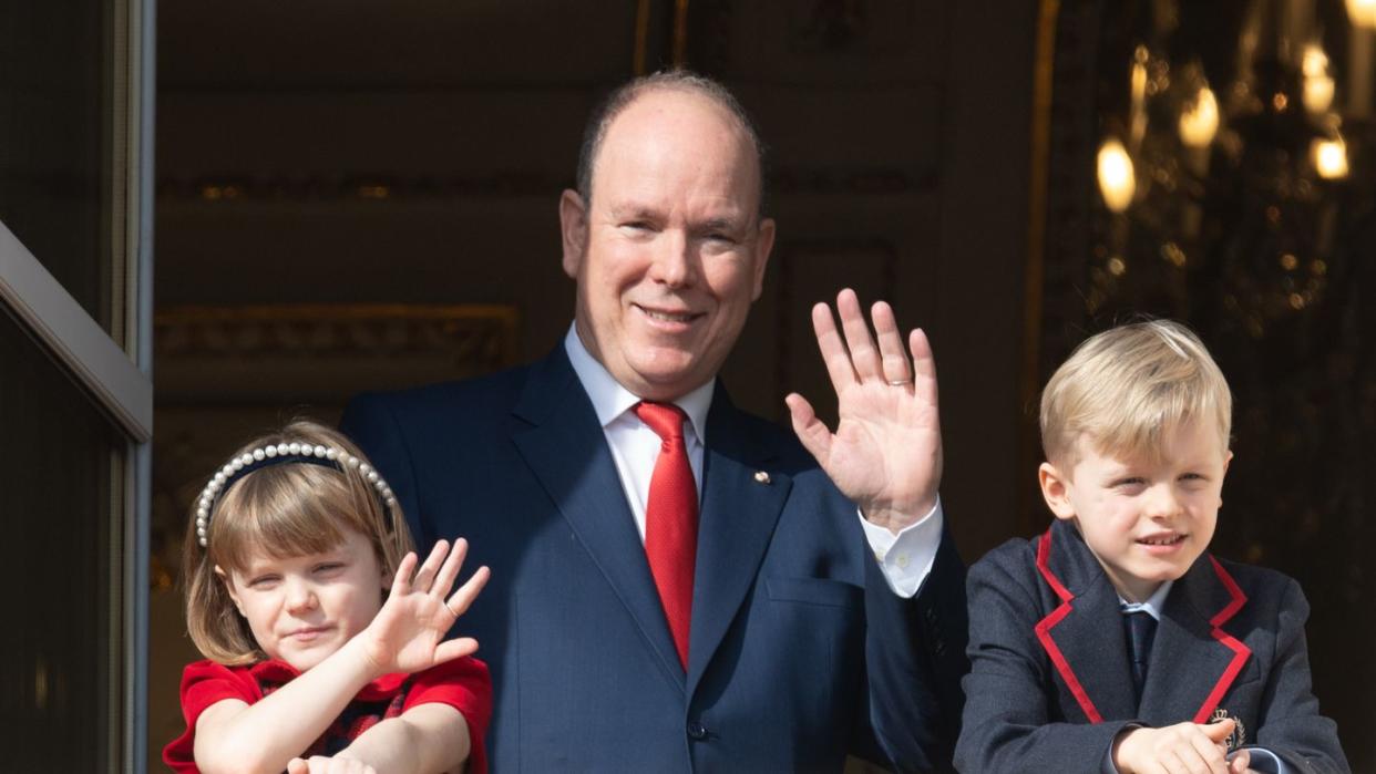 ceremony of the saintedevote in monaco