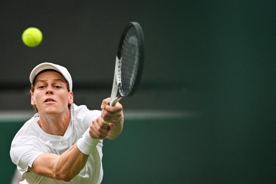 No1 seed Jannik Sinner (AFP via Getty Images)