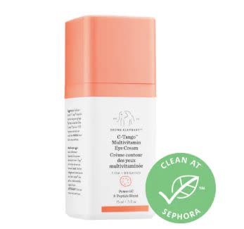 <strong>Reviews</strong>: 224<br /><strong>Rating</strong>: 4.1 stars<br /><strong>Loves</strong>: 30,000<br /><br /><strong>Promising review</strong>:&nbsp;<i>"This eye cream is AMAZING! I&rsquo;ve been using the Shaba Complex serum for quite some time, and while it is amazing - just like the rest of the DE lineup - the C-Tango is a must have. I use the C-Tango in the morning and the Shaba at night, and between the two products, my eyes have never looked better. The C-Tango noticeably improved the tone of my eyes, so it&rsquo;s a great partner for the Shaba, which does wonders for puffiness. It doesn&rsquo;t agitate my super sensitive skin, and it doesn&rsquo;t make my eyes water like many eye creams that I&rsquo;ve used in the past."</i><br /><br /><strong>Get the <a href="https://www.sephora.com/product/c-tango-multivitamin-eye-cream-P429515?icid2=products%20grid:p429515:product" target="_blank" rel="noopener noreferrer">Drunk Elephant C-Tango Multivitamin Eye Cream</a>.&nbsp;</strong>