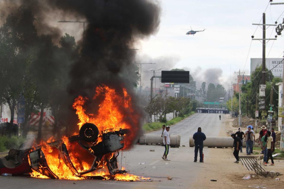 Deadly clash between Mexican police and protesting teachers