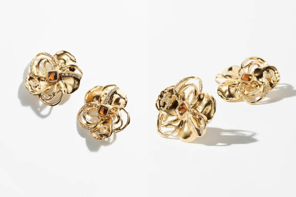 Chanel夾式貼耳耳環，NT$35,000圖片來源：Chanel