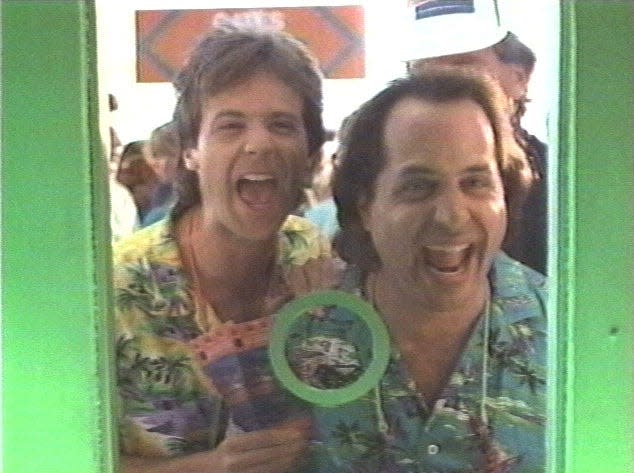 1989 American Express Superbowl commercial starring Dana Carvey and Jon Lovitz. This ad won the USA Today Superbowl ad meter survey conducted that year.