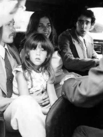 <p>Phil Roach/Globe Photos/ZUMAPRESS.com/Alamy</p> Owen Vanessa Elliot attends Mama Cass Elliot's funeral service on August 2, 1974.