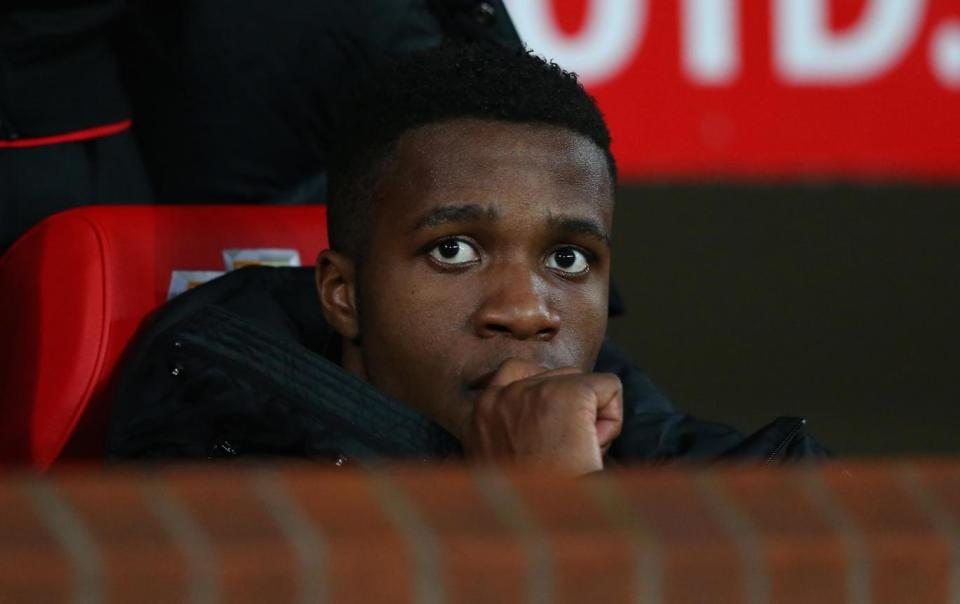 Zaha made just two Premier League appearances for United (Getty Images)