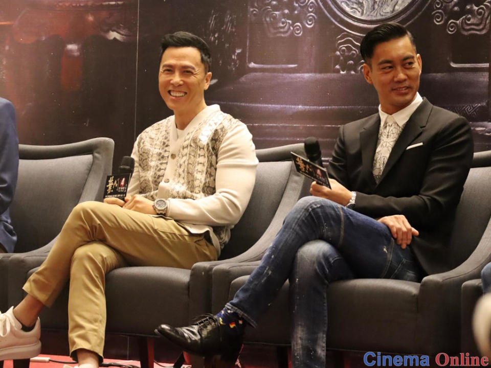 Donnie Yen said that he had wanted his titular character to have a fight scene with Danny Chan's Bruce Lee in "Ip Man 4: The Finale".