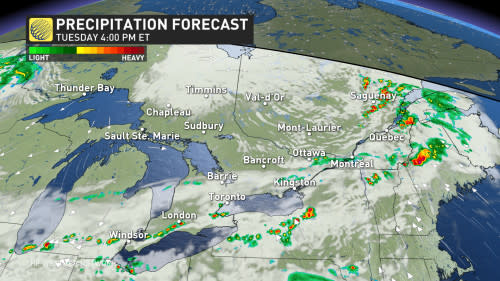 Baron - Tuesday precip ONQC