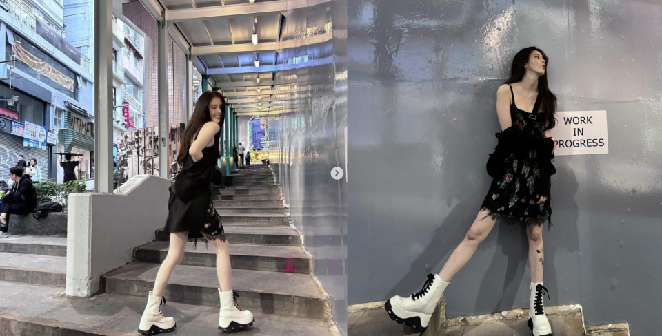 South Korean actress Han So-hee has been spotted out and about in Charles & Keith shoes and bags. PHOTO: Han So Hee Instagram