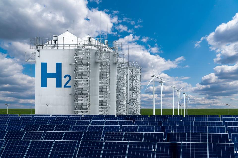 A hydrogen plant.