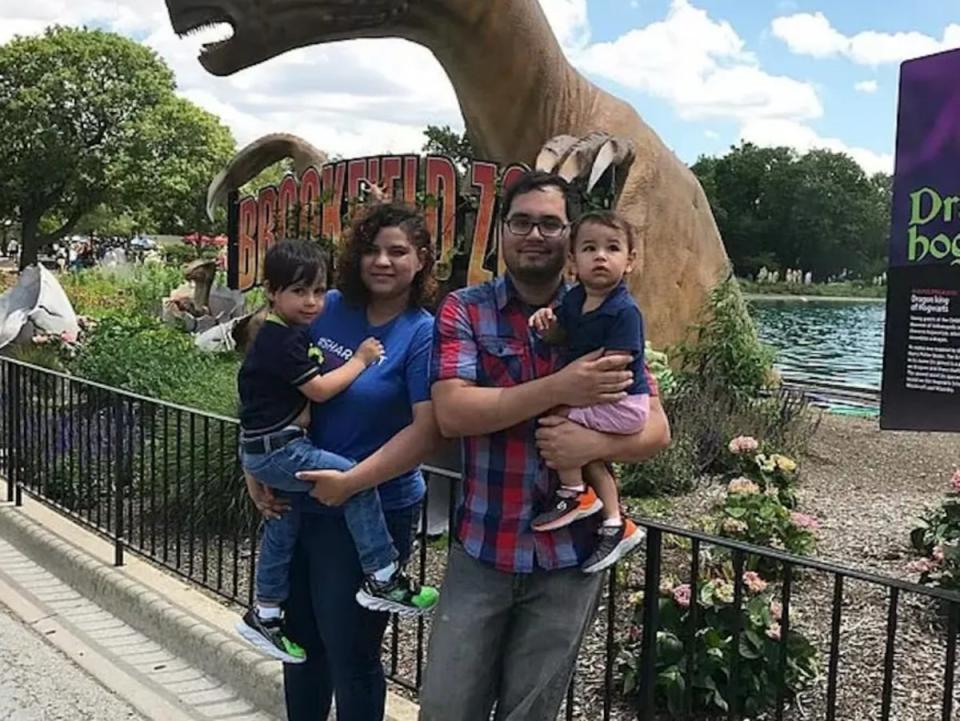 The family of four had just moved into a quiet residential area few months ago before all being killed in their new home (GoFundMe)