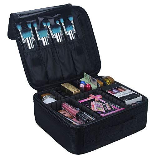 2) Travel Makeup Train Case