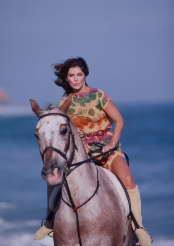 Priscilla on a horse<p>Getty Images</p>