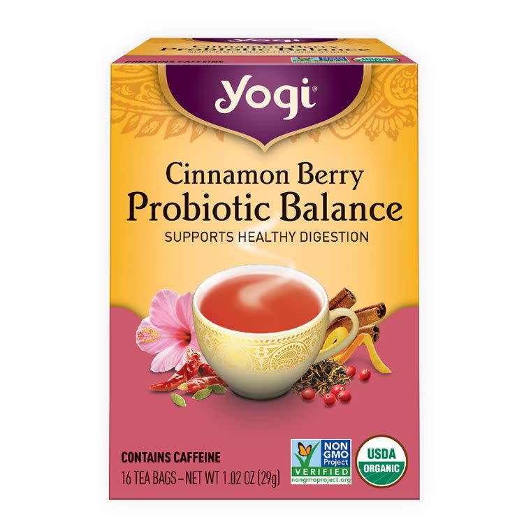 Yogi Tea Cinnamon Berry Probiotic Balance