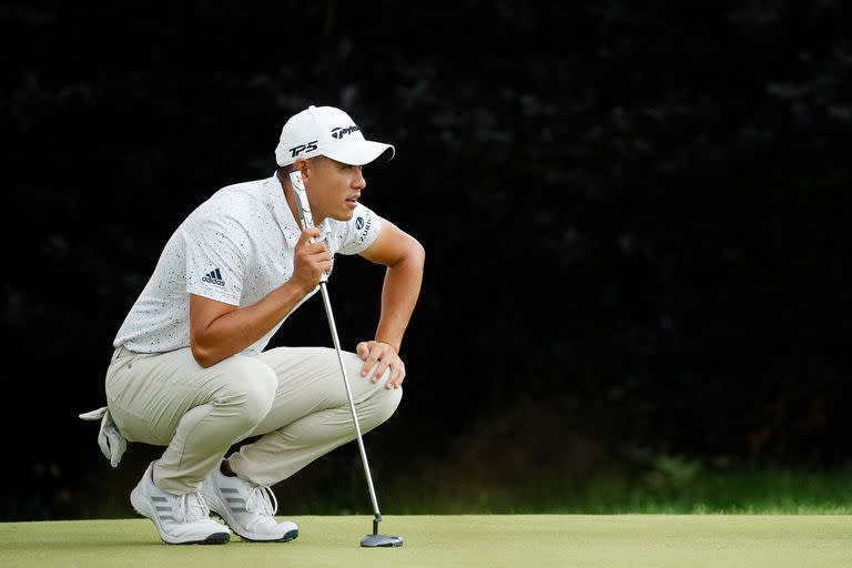 Con una gran vuelta, Collin Morikawa quedó como uno de los punteros del US Open.