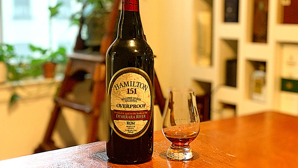 Hamilton 151 overproofed rum