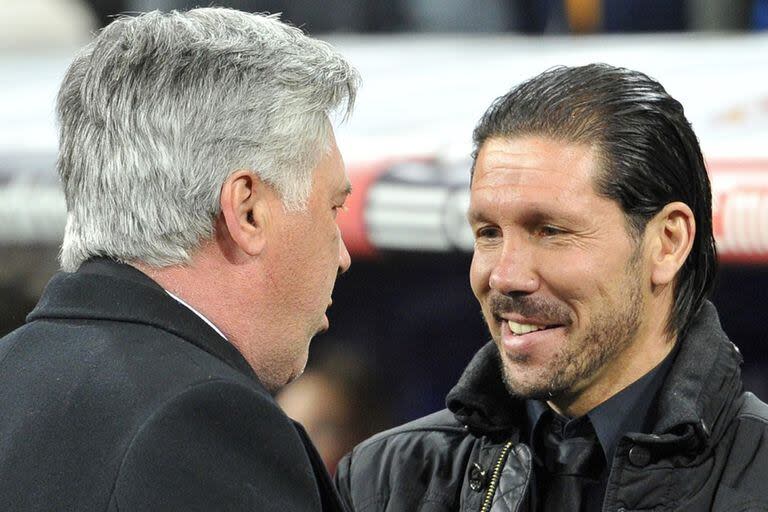 Ancelotti y Simeone, de nuevo frente a frente