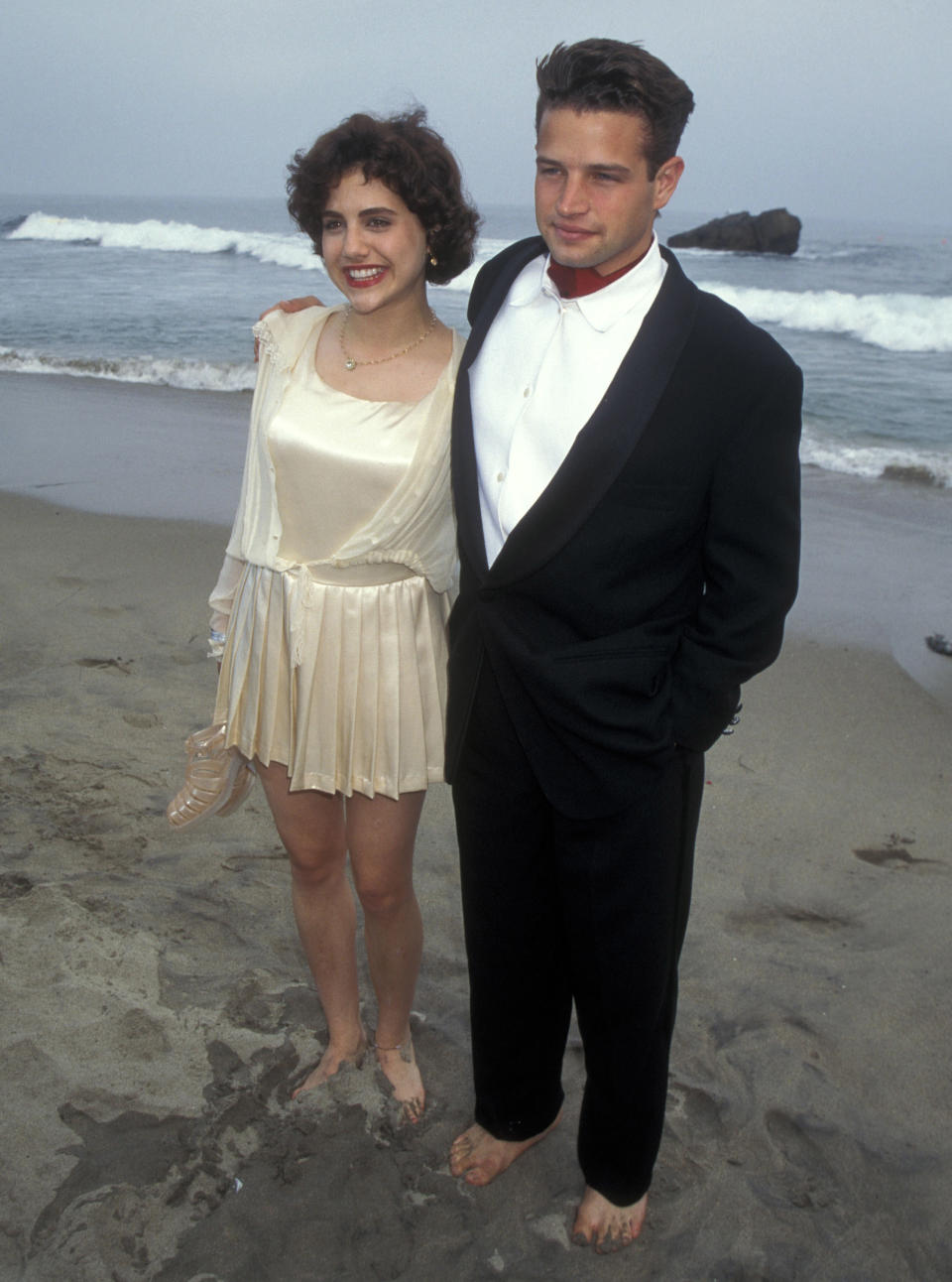 Brittany Murphy and Justin Walker at the premiere of "Clueless" in 1995.&nbsp; (Photo: Ron Galella, Ltd. via Getty Images)