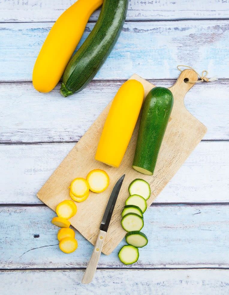 La courgette jaune