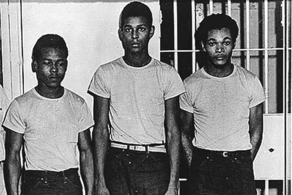 Walter Irvin, Samuel Shepherd and Charles Greenlee were three of the four men wrongly accused of rape.