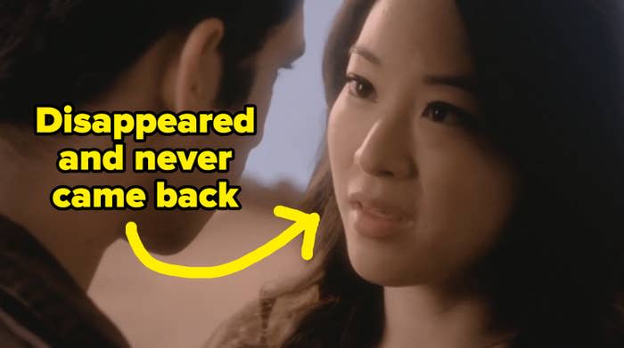 Kira on Teen Wolf labeled "disappeared and never came back"