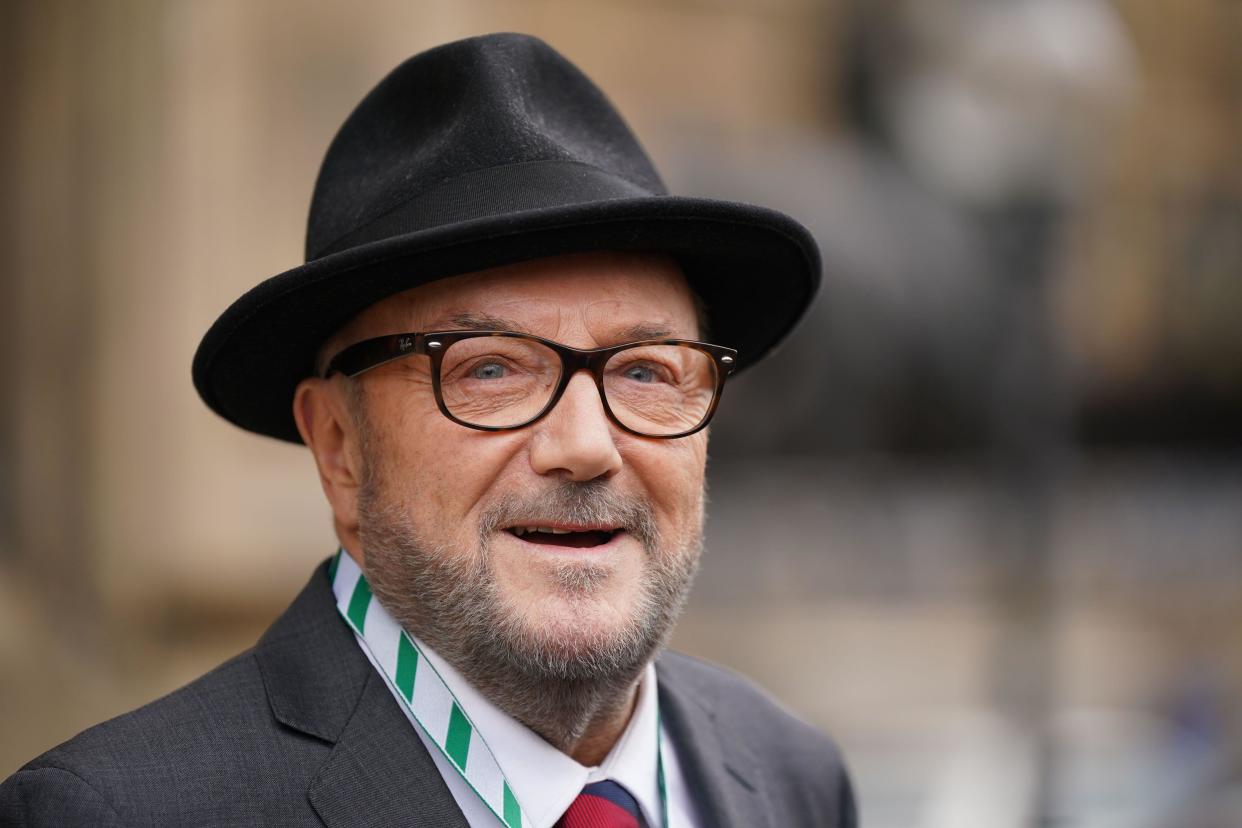 George Galloway was elected MP for Rochdale at the start of March. (PA)