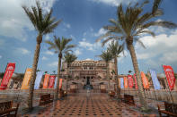 ABU DHABI, UNITED ARAB EMIRATES - OCTOBER 16: A general view of the Emirates Palace Hotel on day five of the Abu Dhabi Film Festival 2012 at Emirates Palace on October 15, 2012 in Abu Dhabi, United Arab Emirates. (Photo by Chris Jackson/Getty Images)