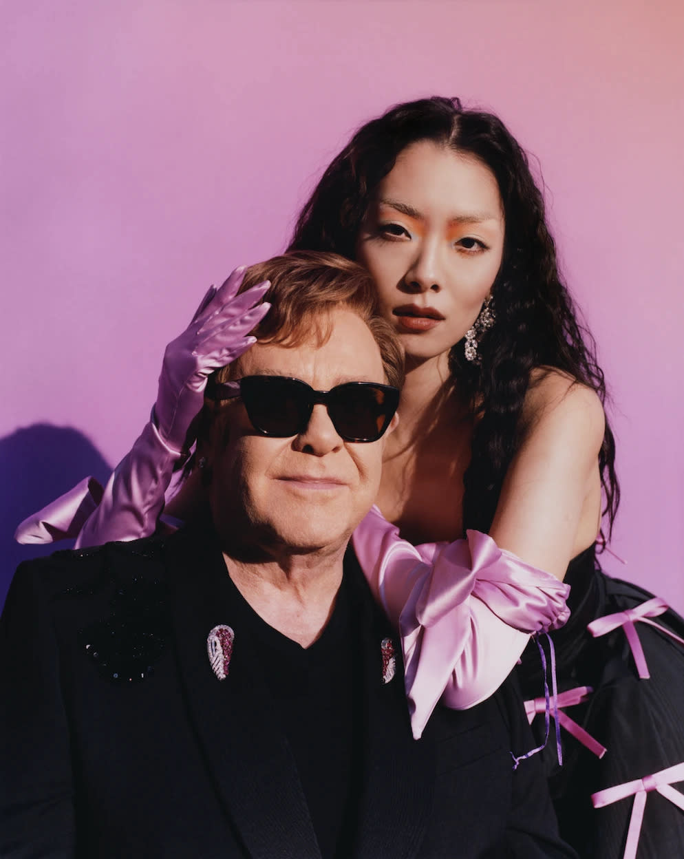 Elton John and Rina Sawayama (Photo: Harley Weir)