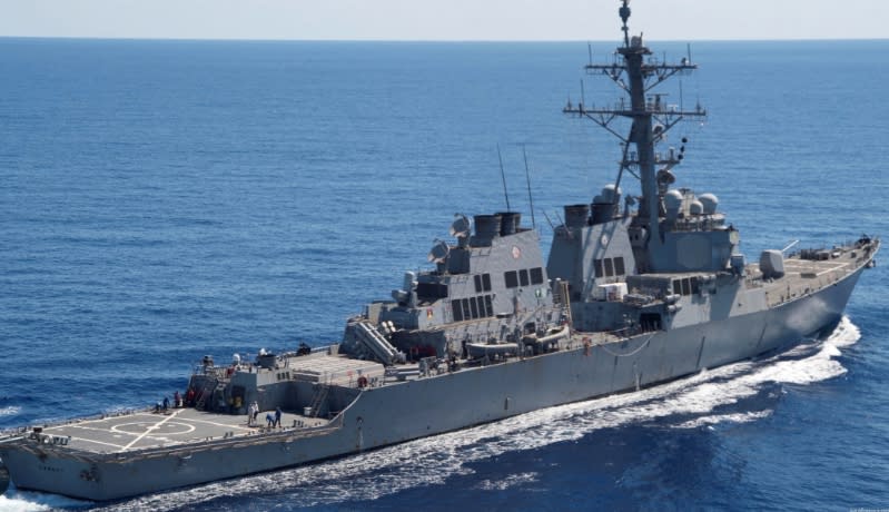 美軍勃克級驅逐艦卡尼號 ( USSＣarney DDG-64 )    圖 : 翻攝自Seaforces.org