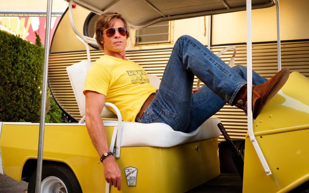 Brad Pitt in Once Upon a Time in Hollywood - © 2018 CTMG, Inc. All Rights Reserved. **ALL IMAGES ARE PROPERTY OF SONY PICTURES ENTERTAINMENT INC. FOR PROMOTIONAL USE ONLY. SALE, DUPLICATION OR TRANSFER OF THIS MATERIAL IS STRICTLY PROHIBITED.