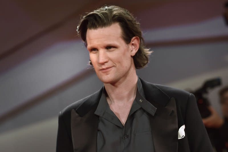 Matt Smith attends the red carpet of the movie "Last Night In Soho" during the 78th Venice International Film Festival on September 6, 2021, in Italy. The actor turns 41 on October 28. File Photo by Rocco Spaziani/UPI