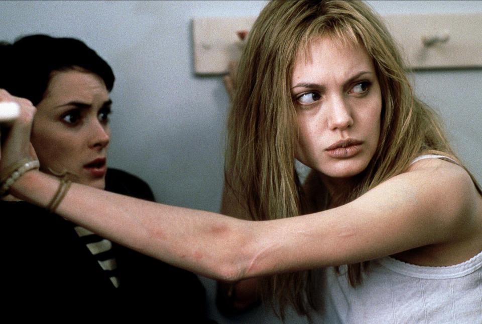 Winona Ryder and Angelina Jolie in 1999's Girl, Interrupted. (Alamy)