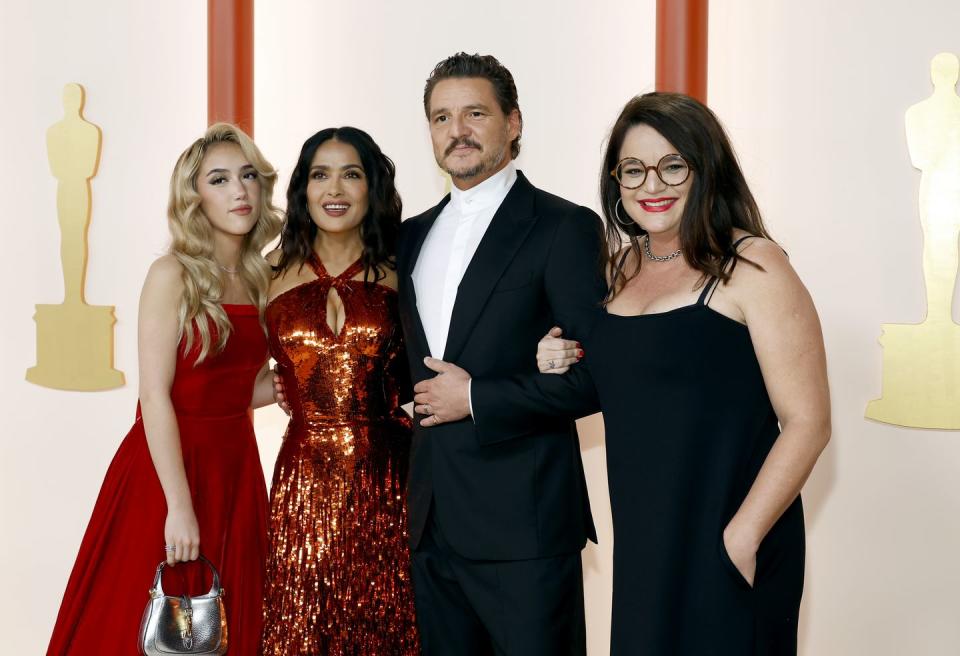 salma hayek and pedro pascal