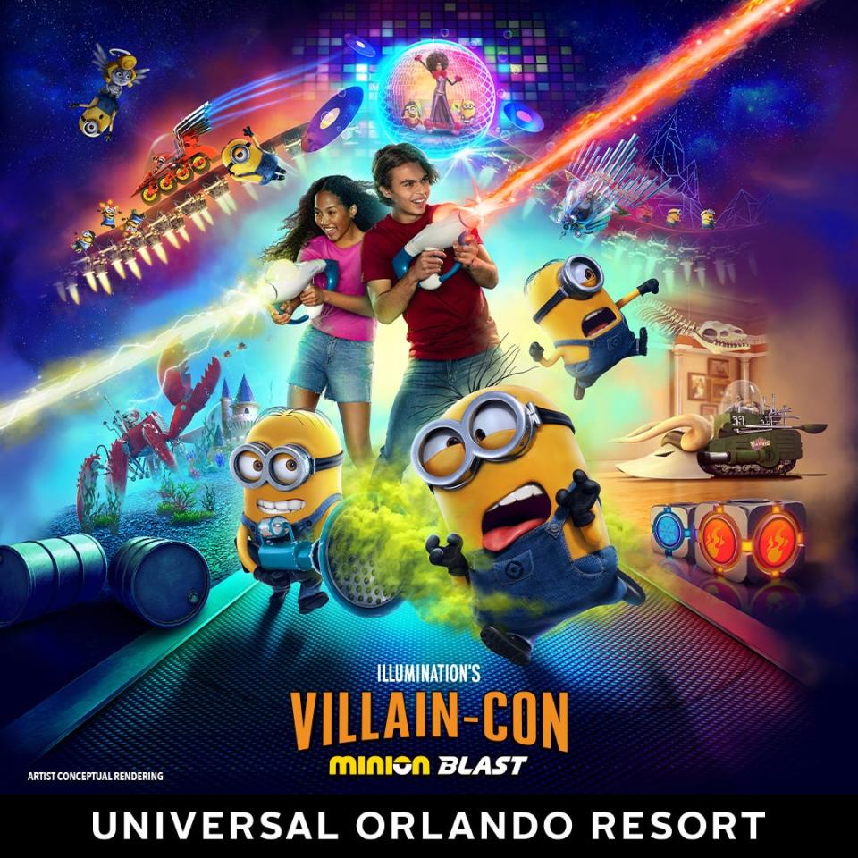 Universal Orlando says Illumination’s Villain-Con Minion Blast will be "so much fun, it’s a crime."