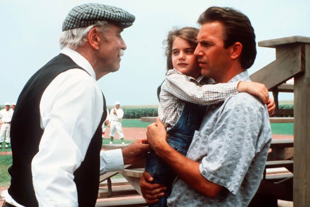 <p>Universal/Gordon/Kobal/Shutterstock</p> Burt Lancaster, Gaby Hoffman and Kevin Costner in "Field of Dreams"