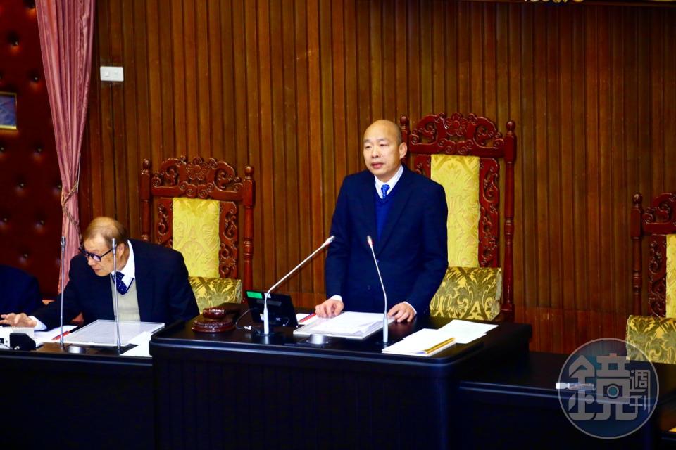 立法院今上演表決大戰，韓國瑜參與投票助藍營過關。（本刊資料照）