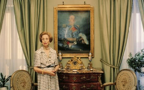 Carmen Polo de Franco, the widow of Francisco Franco - Credit: Aurora Fierro