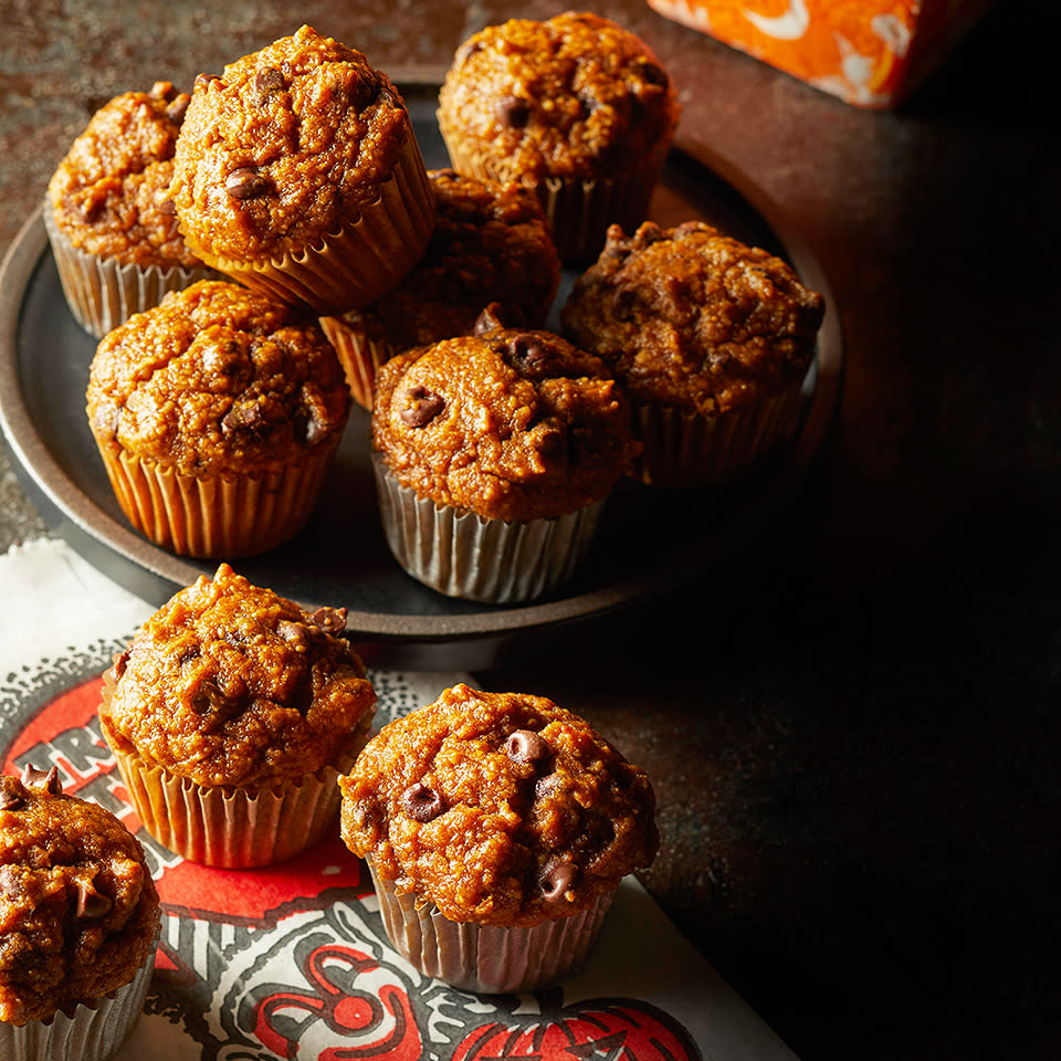 Pumpkin-Oat Mini Muffins