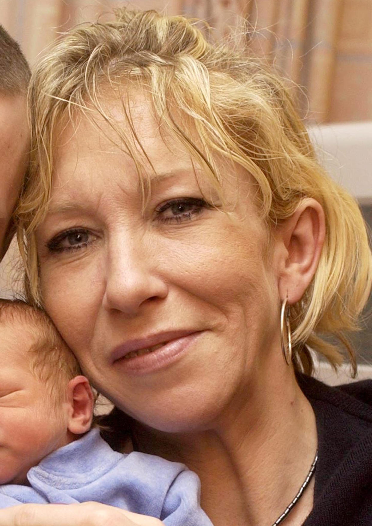 Sally Jones pictured with her with baby boy, Joe, who was born on December 19, 2004 at Gillingham’s Medway Maritime Hospital. (SWNS)