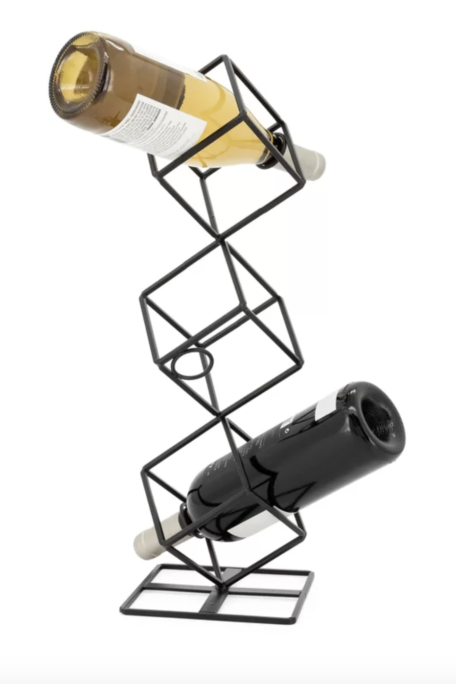 5) 3 Bottle Tabletop Wine Bottle Rack