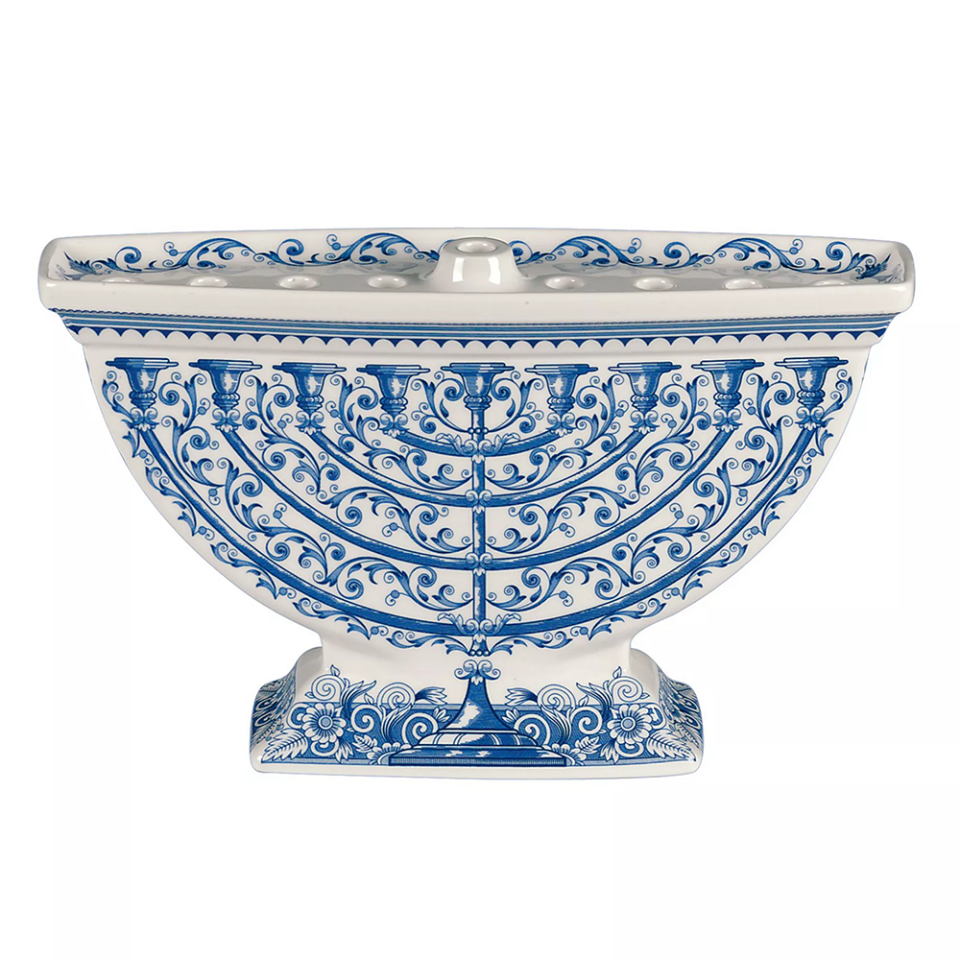 <p><a href="https://go.redirectingat.com?id=74968X1596630&url=http%3A%2F%2Fwww1.bloomingdales.com%2Fshop%2Fproduct%2Froyal-worcester-spode-blue-room-judaica-menorah%3FID%3D40928&sref=https%3A%2F%2Fwww.bestproducts.com%2Flifestyle%2Fg2065%2Fcreative-hanukkah-gifts-ideas%2F" rel="nofollow noopener" target="_blank" data-ylk="slk:Shop Now;elm:context_link;itc:0;sec:content-canvas" class="link ">Shop Now</a></p><p>Judaica Menorah</p><p>bloomingdales.com</p><p>$160.00</p>