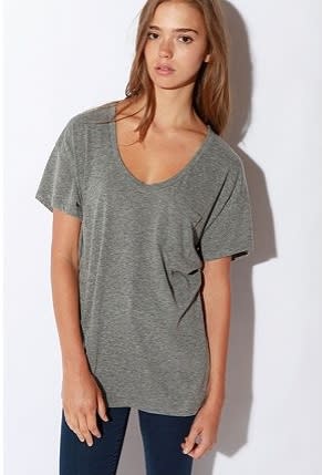 Truly Madly Deeply scoopneck pocket tee