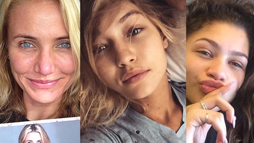 They woke up like this: Celebs’ best makeup-free selfies