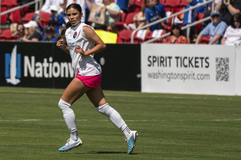 San Diego Wave forward Melanie Ba