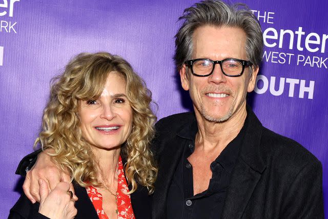 <p>Dia Dipasupil/Getty</p> Kyra Sedgwick and Kevin Bacon in New York City on Nov. 16, 2023